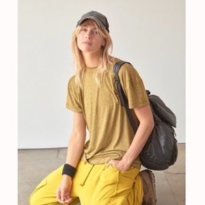 Free People Keep Rolling Solid Tee